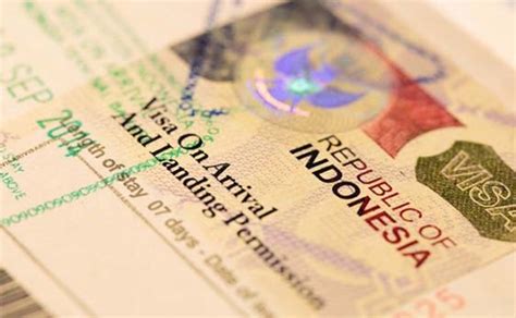 indonesia tourist visa for us citizens